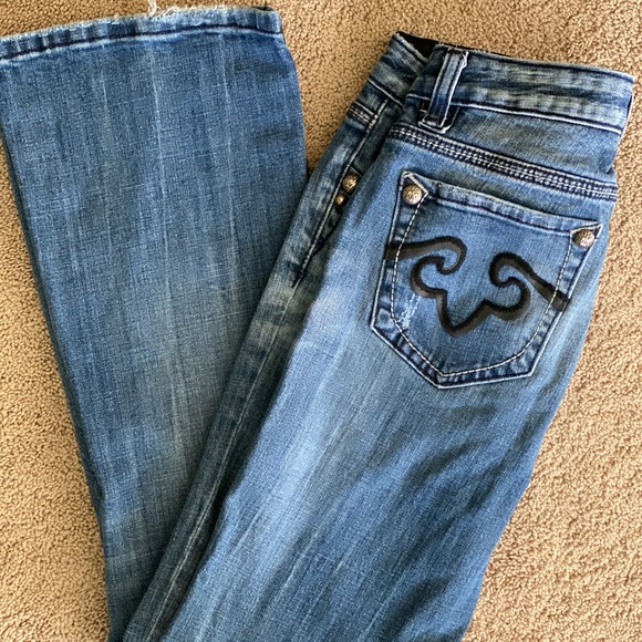 Express ReRock jeans size 0 short - Picture 2 of 3